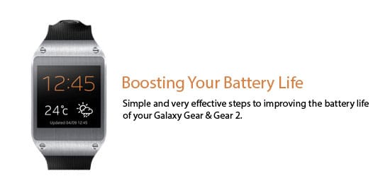 Boosting Your Galaxy Gear Battery Life